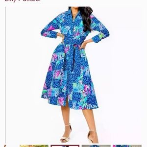 Lilly Pulitzer midi dress size 10